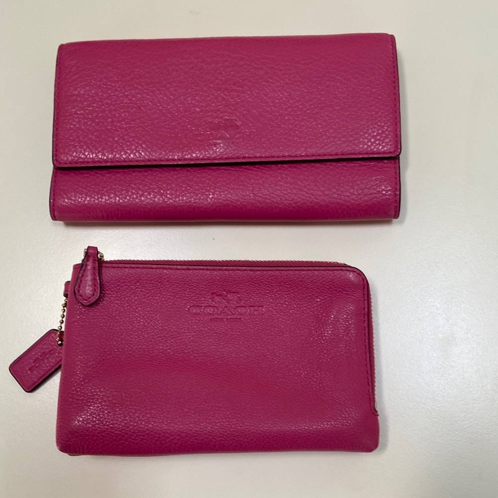 Coach wallet and accessory bag